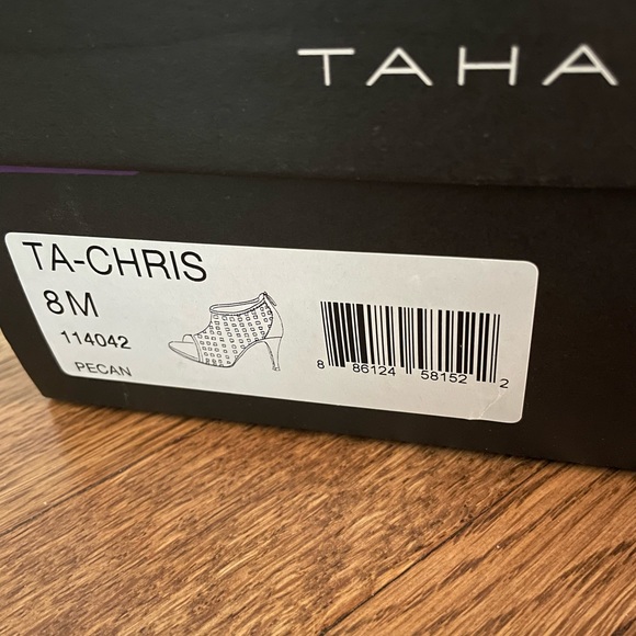 Cage open toe leather bootie - Picture 2 of 4